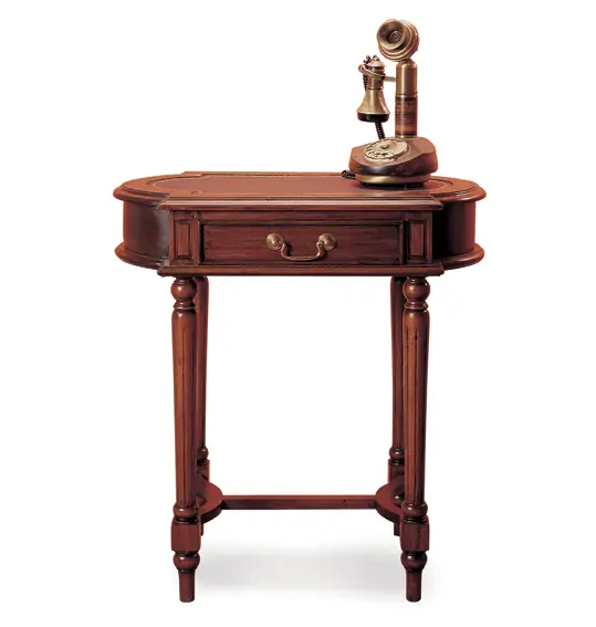 Mesa auxiliar oval Clásica Victoriana