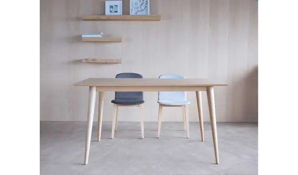 Mesa de comedor extensible nórdica Vecare
