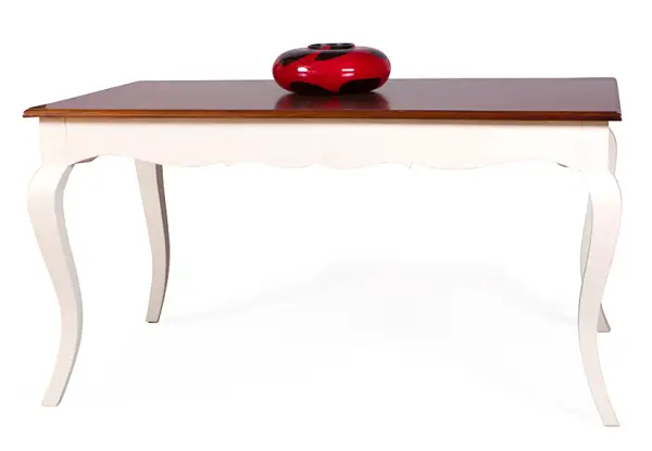Mesa de Comedor Blanca Francesa
