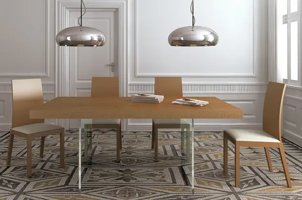 Mesa de Comedor Moderna Clear