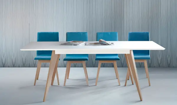 Mesa comedor extensible nórdica Nordic