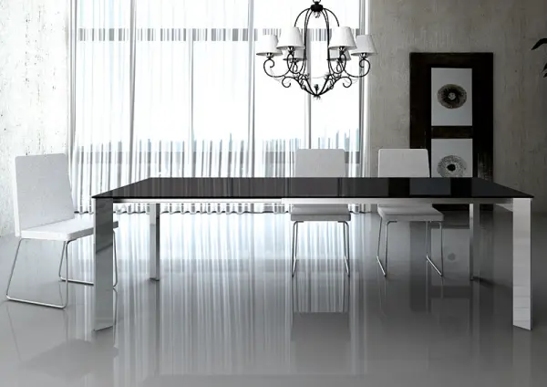Mesa de Comedor extensible Moderna Merina
