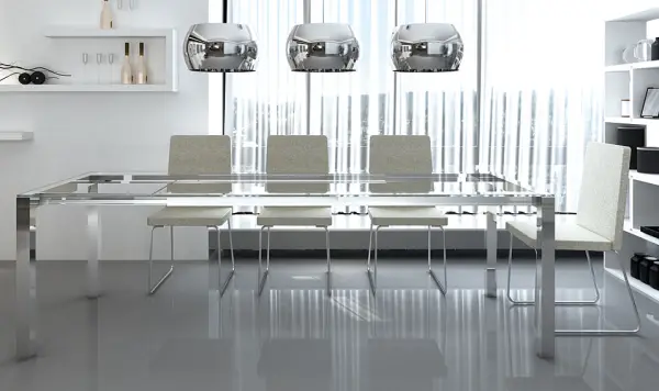 Mesa de Comedor extensible Moderna Rosa