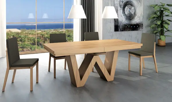 Mesa de Comedor extensible Moderna Wenda