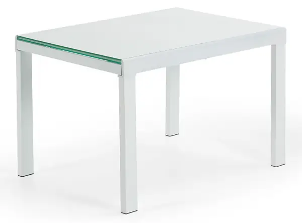 Mesa de Comedor extensible blanca Moderna Abama
