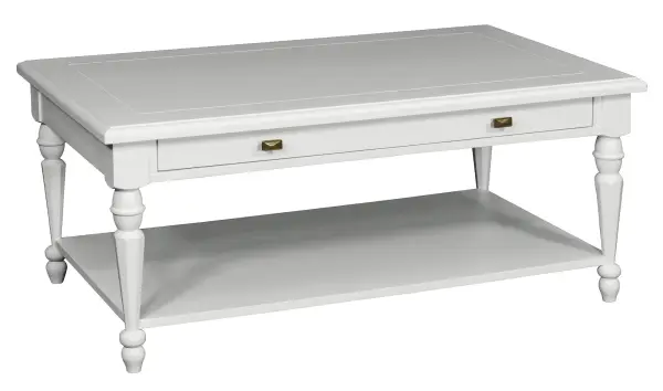 Mesa de centro 2 cajones vintage Beri