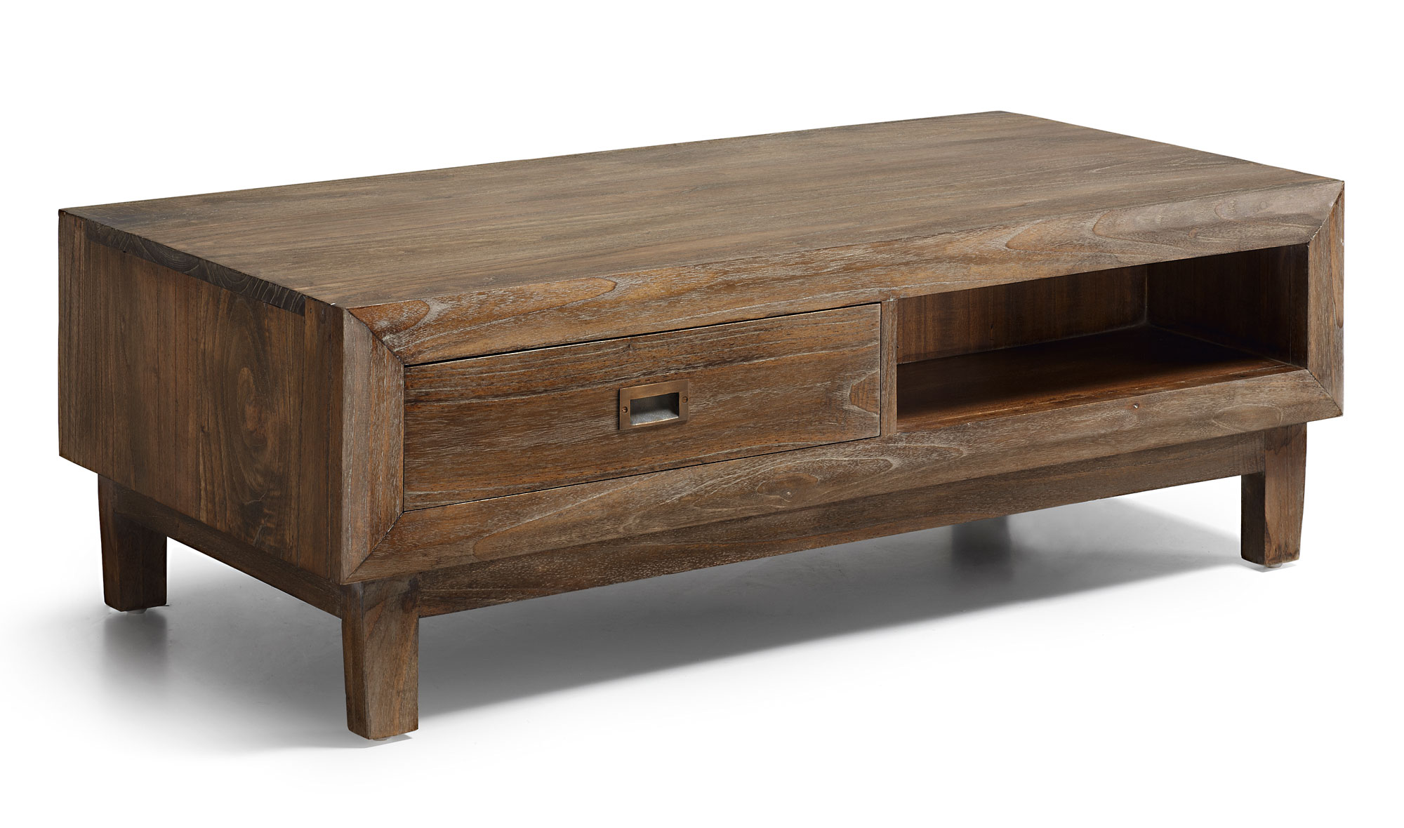 Mesa de centro 2 cajones vintage Sindoro