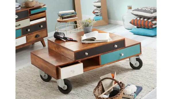 Mesa de centro Babalou multicolor