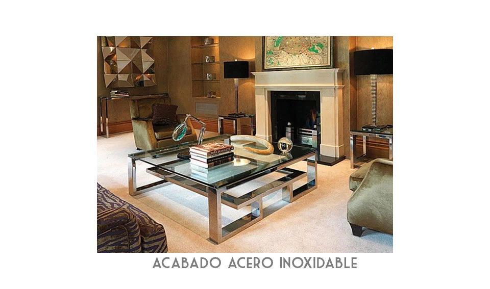 Mesa de centro acero Steel