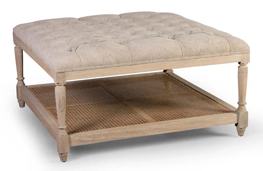 Mesa de centro cuadrada vintage Artisan