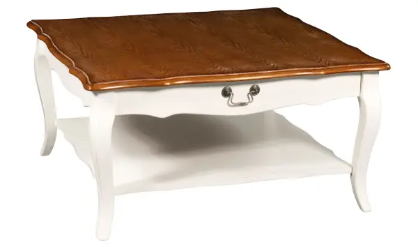 Mesa de centro cuadrada vintage Julienme