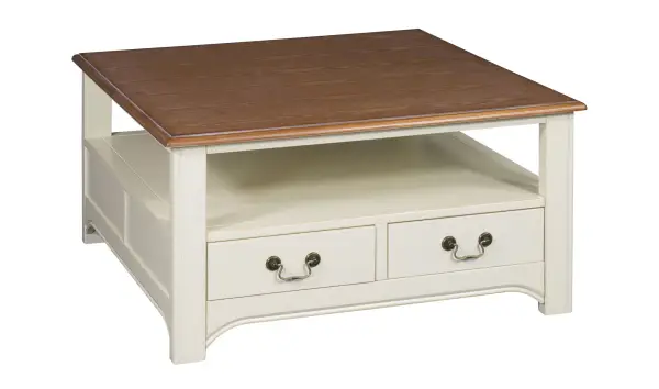 Mesa de centro cuadrada vintage Sucres