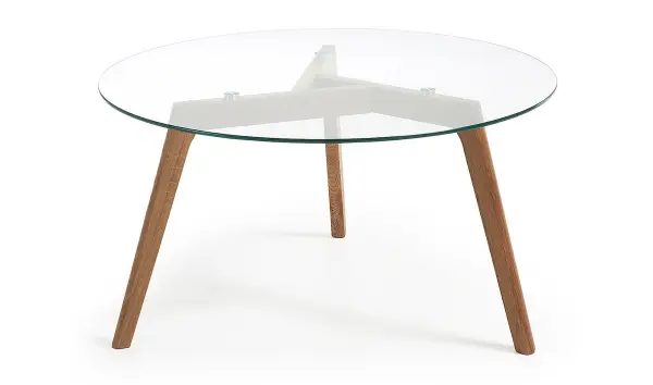 Mesa de centro de cristal Tailym