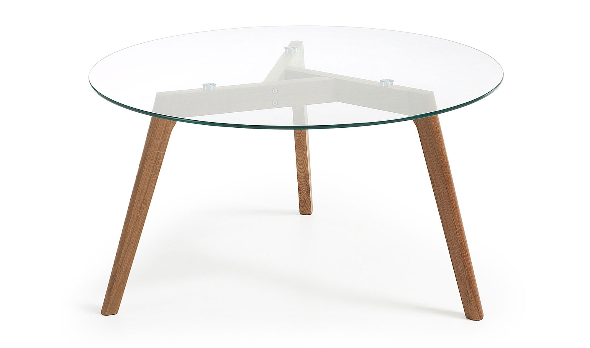 Mesa de centro de cristal Tailym
