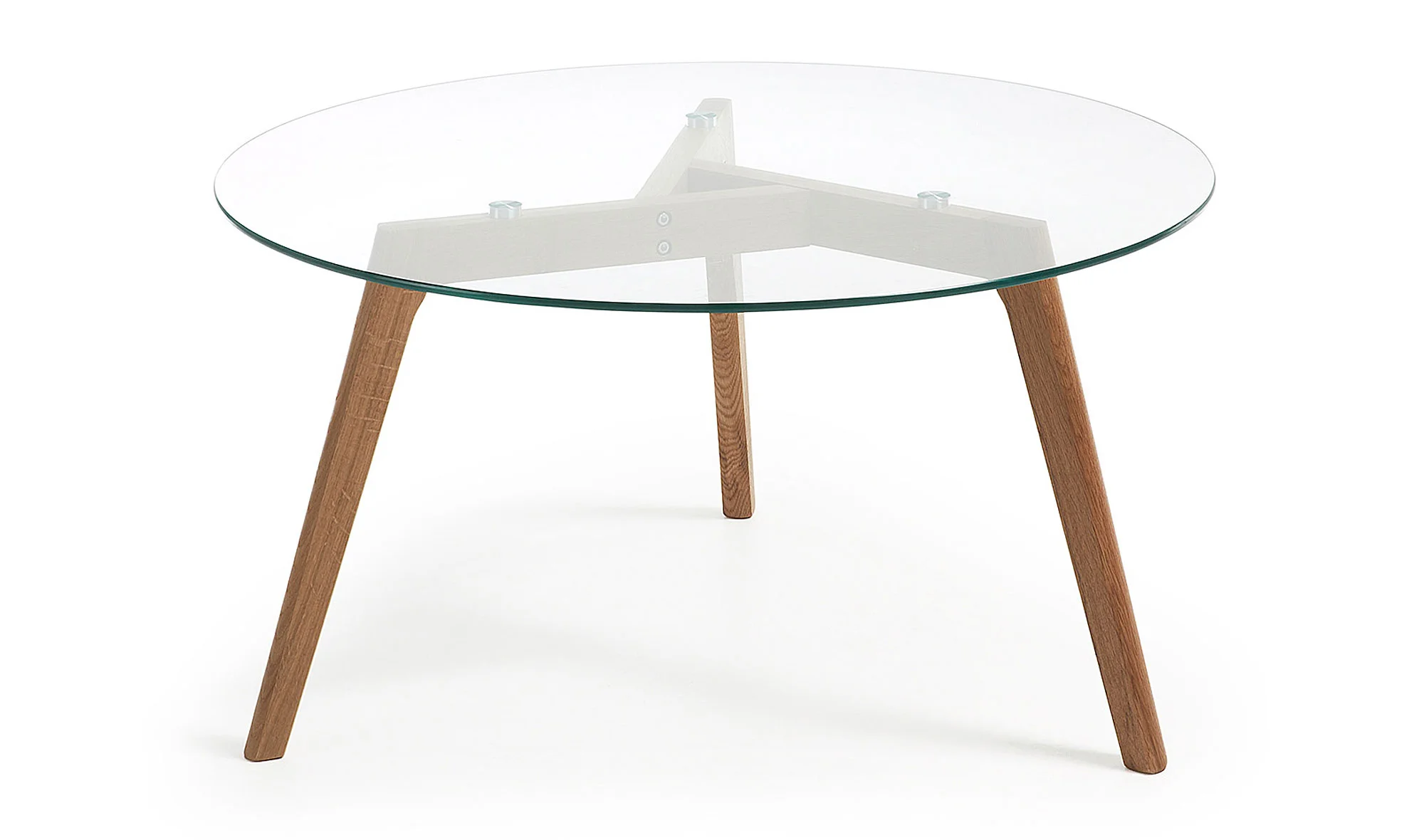 Mesa de centro de cristal Tailym