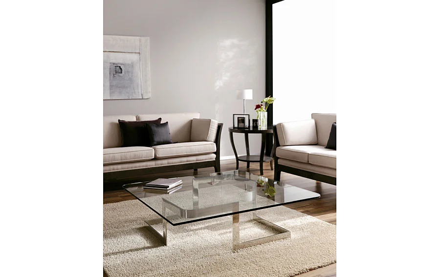 Mesa de centro moderna metálica