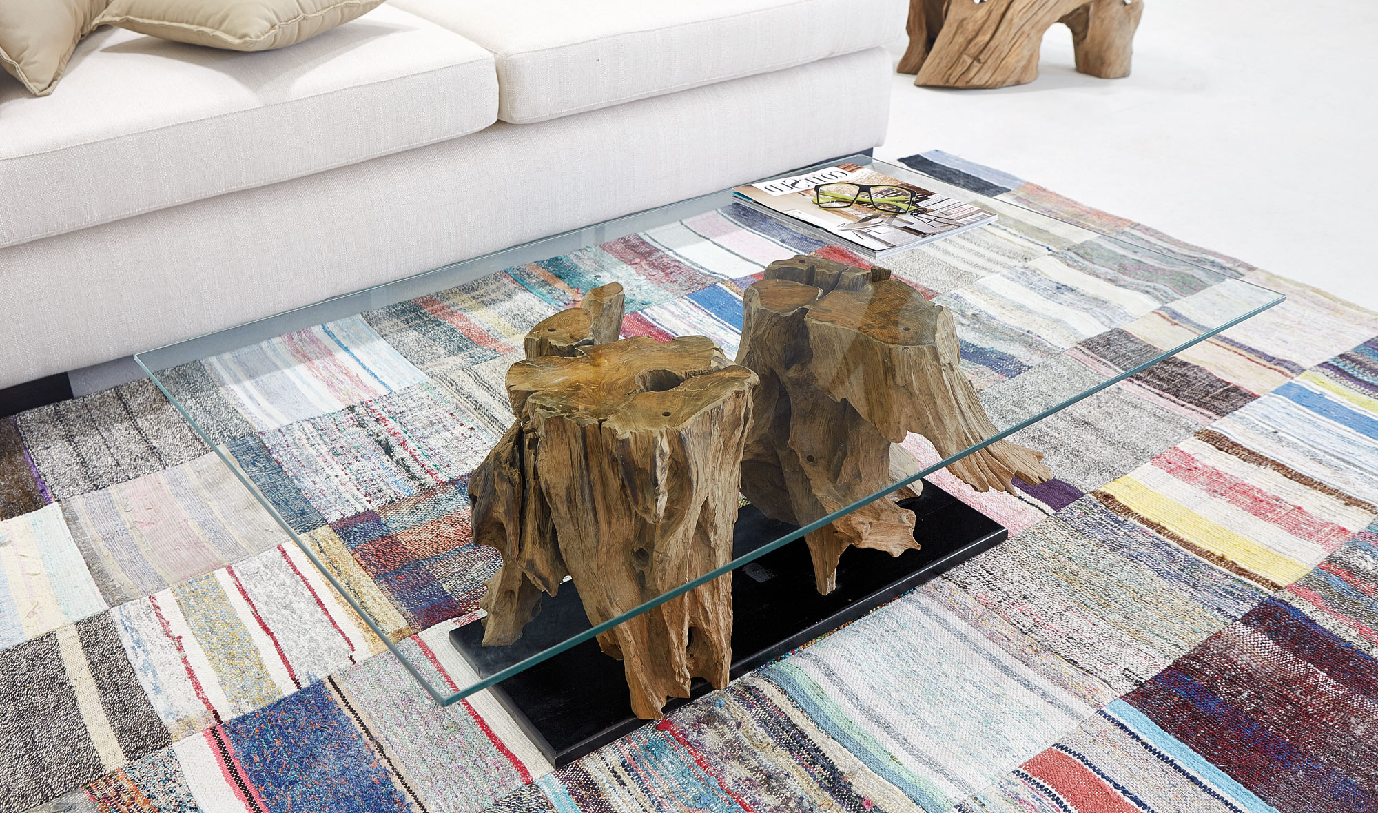 Mesa de centro rectangular moderna Vena