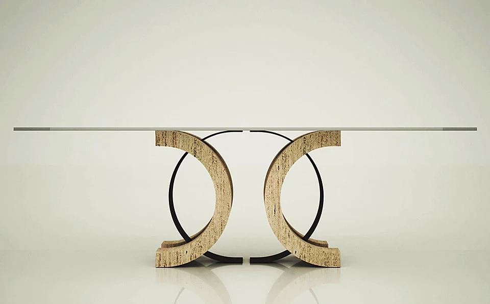 Mesa de comedor Arcos corten
