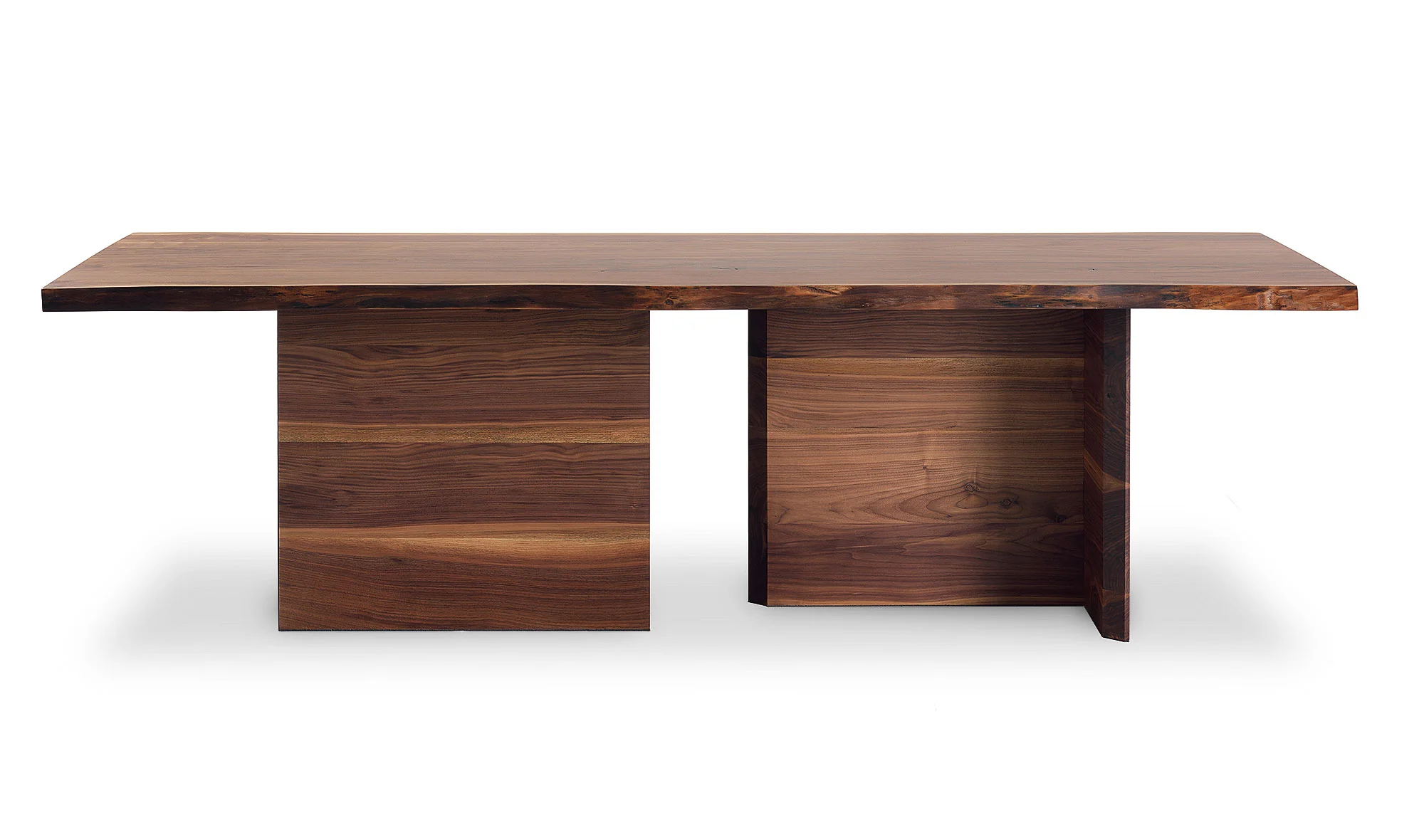 Mesa de comedor OVIDIO nogal canaleto maciza