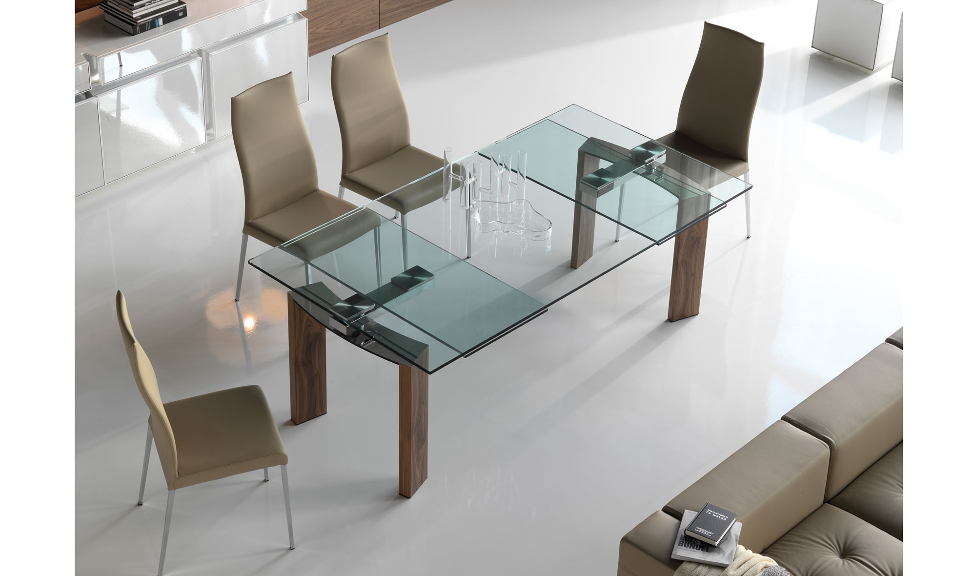 Mesa de comedor extensible Moderna Daytona
