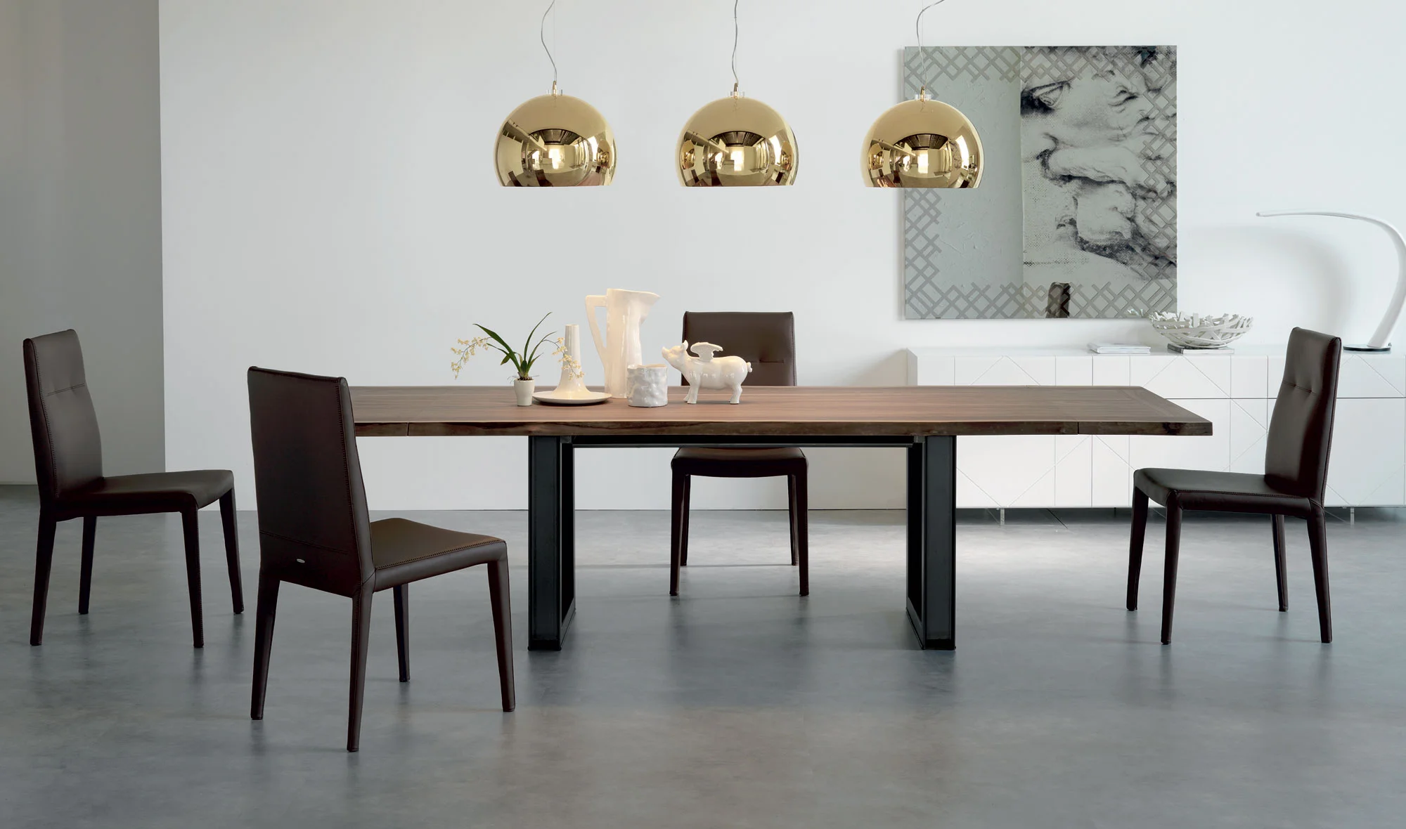 Mesa de comedor extensible Moderna Sigma