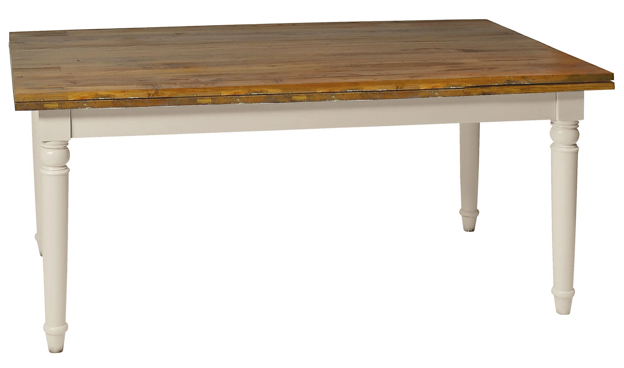 Mesa de comedor extensible vintage Montpellier