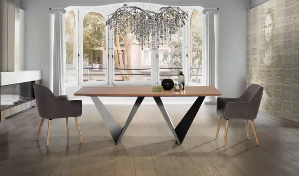 Mesa de comedor industrial Ordesa