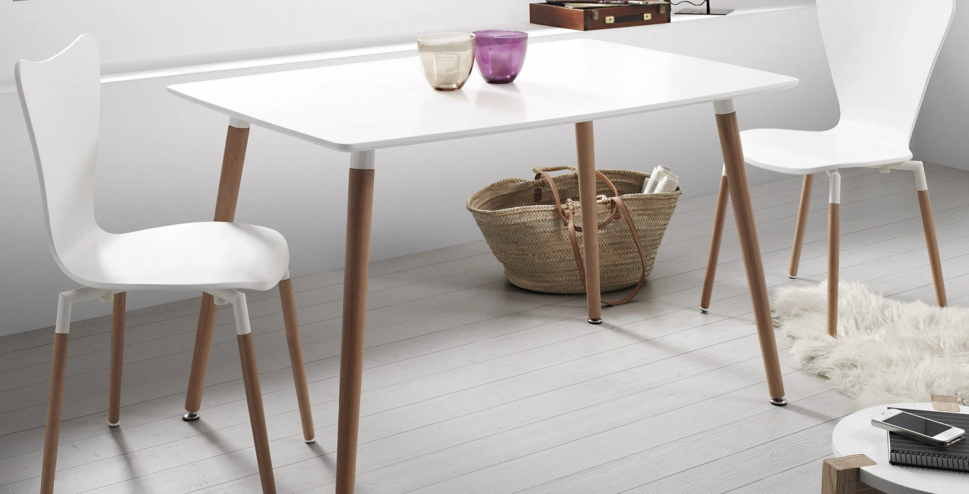 Mesa de comedor moderna Daw