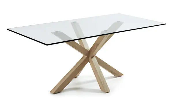 Mesa de comedor moderna natural Arya