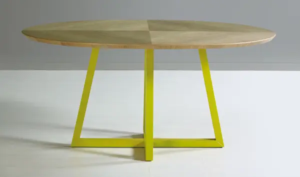 Mesa de comedor ovalada Vintage Saser