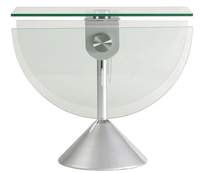 Mesa de comedor plegable cristal