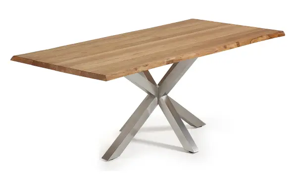 Mesa de comedor roble natural moderna Arya