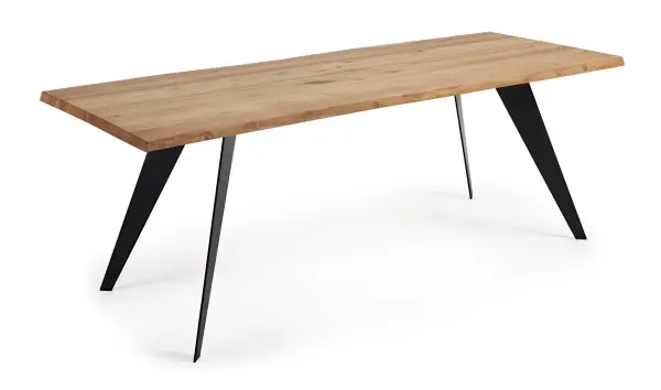 Mesa de comedor roble natural moderna Nack