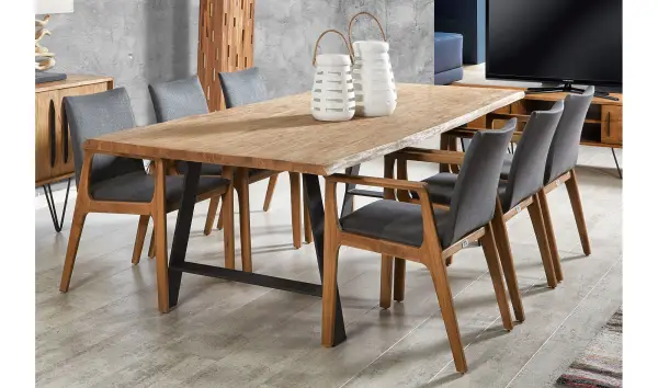 Mesa de comedor vintage Lokken