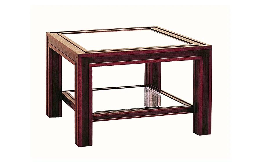 Mesa de cristal de rincón Clásica