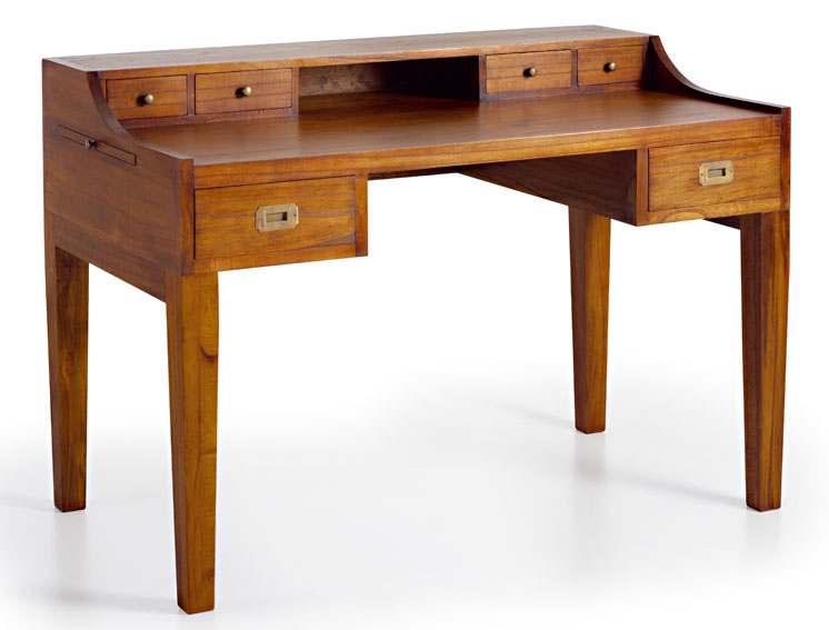 Mesa de escritorio 6 cajones Colonial Star
