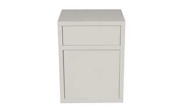 Mesa de noche 1 cajon 1 puerta Lig.Defectos