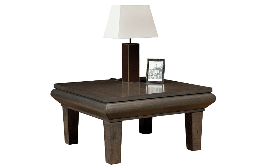 Mesa de rincón madera moderna