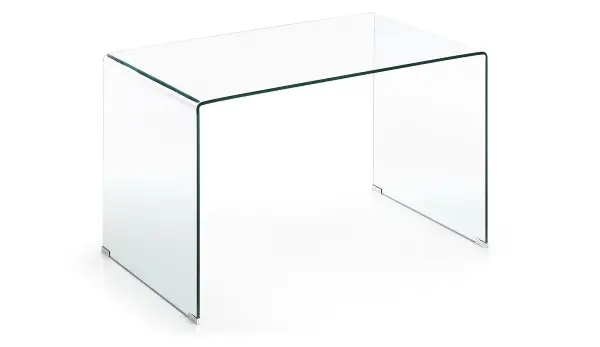 Mesa escritorio Burano cristal transparente