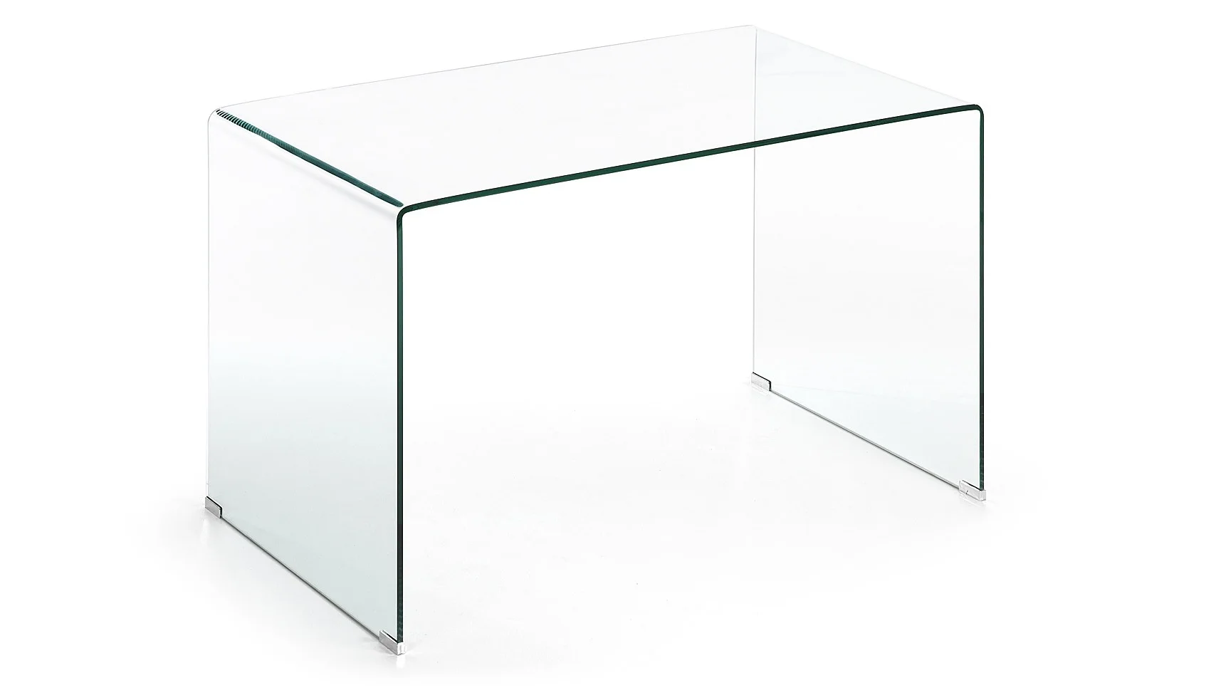 Mesa escritorio Burano cristal transparente