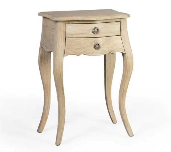 Mesita de noche 2 cajones elysee vintage Artisan