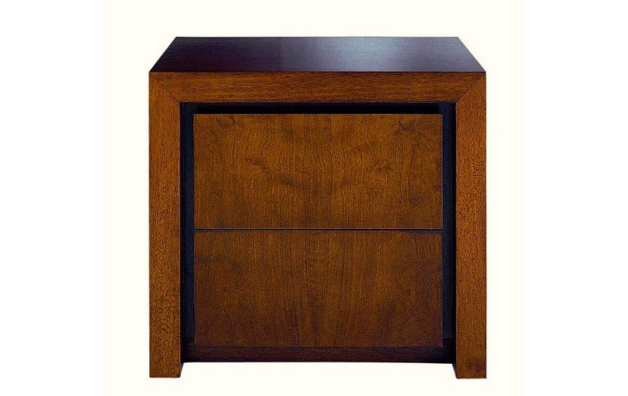 Mesita de noche madera moderna I