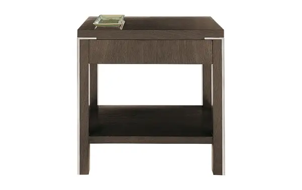 Mesita rectangular con cajón moderna