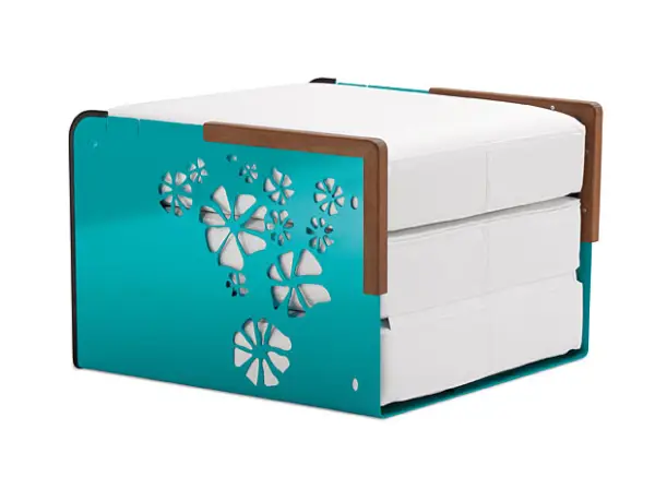 Modulo Tumbona Turquesa Kube