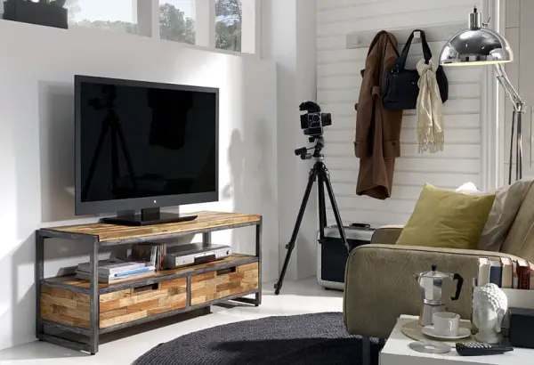 Mueble TV 2 Cajones