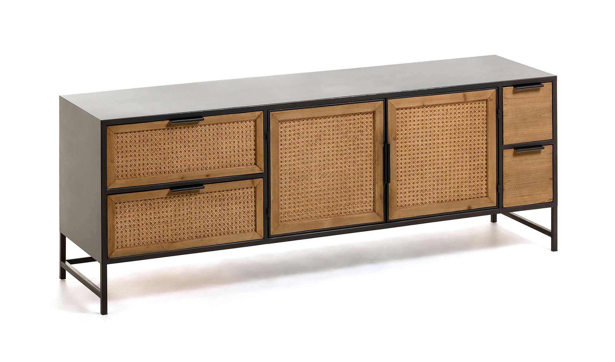Mesa de televisión mimbre Kyoko