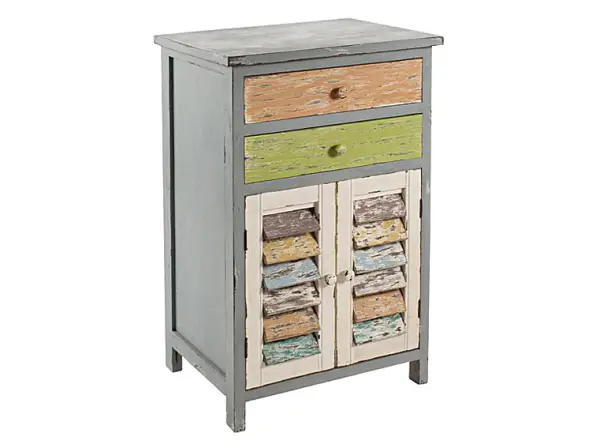 Mueble auxiliar colonial Estela 2 cajones