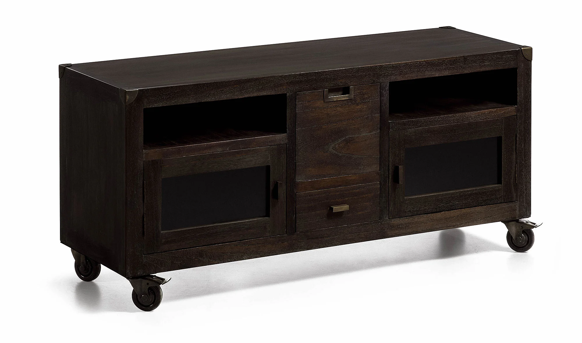 Mueble de Tv con ruedas vintage Industrial