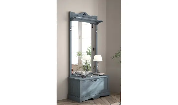 Mueble de entrada caramelo colonial Decco