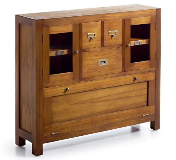 Mueble de entrada con zapatero Colonial Star
